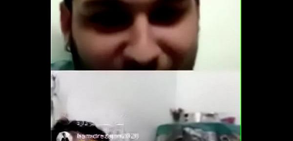  دختر ایرانی در لایو اینستا برای دوست پسرش ساک میزند